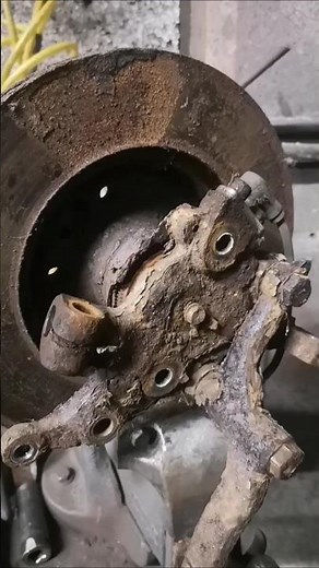 The QUICKEST rust removal tool money can buy! #needlescaler #mechanic #rust #classiccars #mechanic