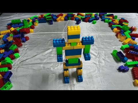 Building Blocks Robot ASMR | lego building ideas | block game #asmr #buildingblocks