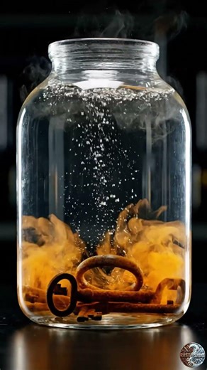 What Happens to Rusty Keys in Electrolysis Water?