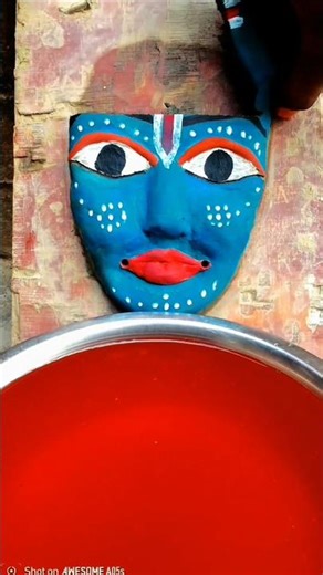 hu ru ru rajasthani song 🔥 krishna statue meking at home 🚩 krishna murti meking 🙏 laddu gopal 🥰 #yt