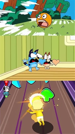 Bingo & Bluey Corrupted Music Dash Mod 7 FNF Mod Friday Night Funkin' Game