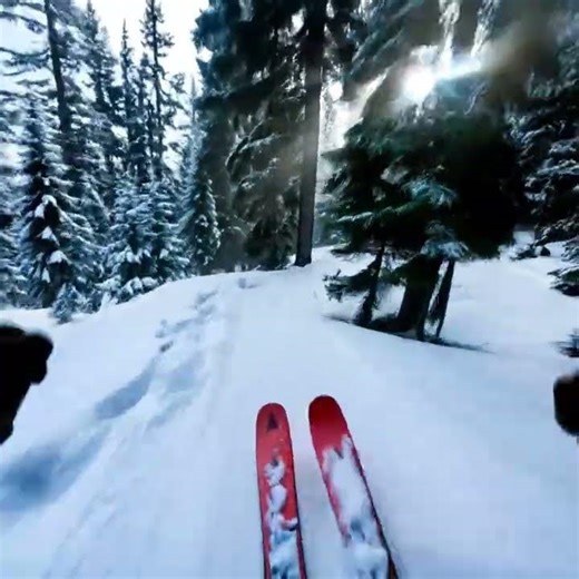 POV: full speed, zero margin.Would you ski this? 👀