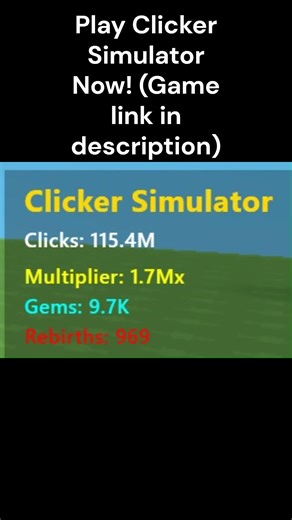Earn a Lot of Clicks in Clicker Sim! #bloxd #minecraft #shorts #games #bloxdio #roblox