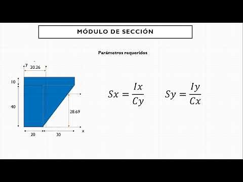 Obtención de modulo de sección