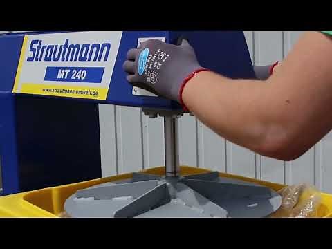 240l wheelie bin compactor demonstration