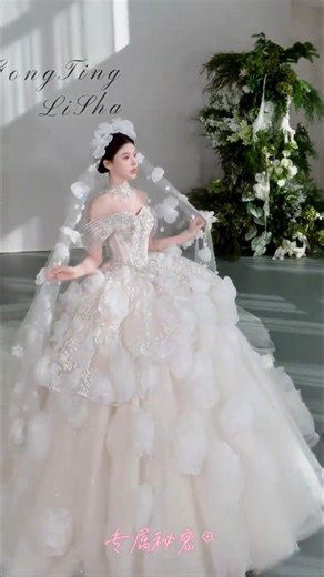 Luxury Princess Wedding Dress 👰✨ | Elegant Bridal Gown Transformation 2026
