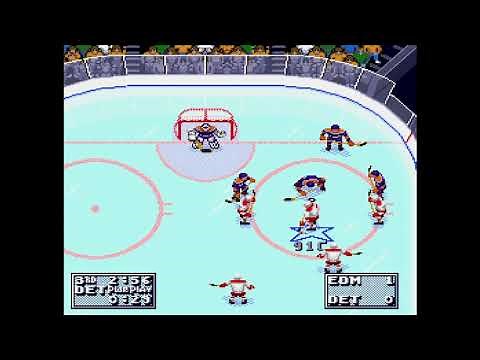NHL 95 sega genesis gameplay