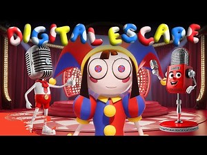 Pomni Sings 'Digital Escape' at The Amazing Digital Circus | Animated Heroes Performance