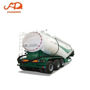 [Hot Item] V-Shaped Bulk Cement Tanker Trailers 3 Axles Powder Tank Trailer