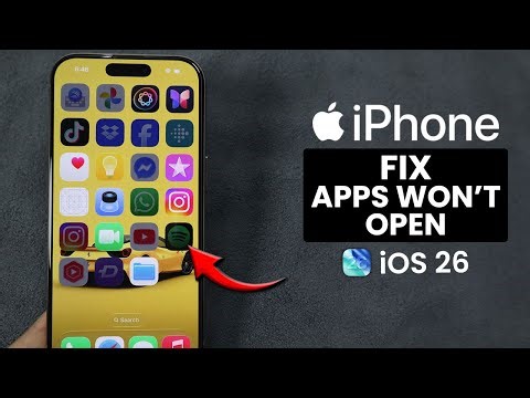 [iOS 26] Fix Apps Can't Open on iPhone - Apps Won't Open