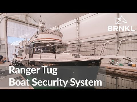 Boat security and monitoring system on a Ranger Tug RT43
