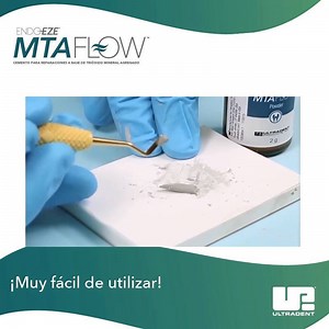 El cemento reparador de trióxido mineral agregado MTA Flow, está diseñado para mezclarse de manera rápida y limpia, con la consistencia adecuada para una gran variedad de procedimientos. Además, se puede dispensar con jeringas y puntas de Ultradent, lo que garantiza una colocación precisa para un tratamiento eficaz.​ #Ultradent #MTAFlow #UltradentProducts #ReparaciónDental #Endodoncia | Ultradent Latinoamérica