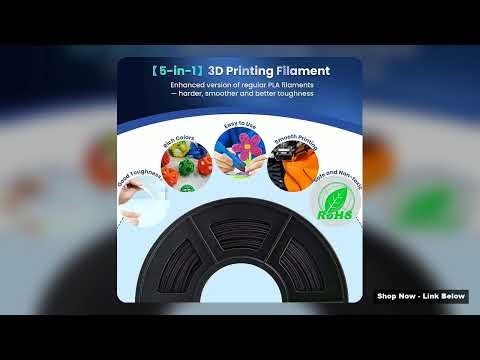 Review JAYO PLA 3D Filament 175MM 10 Rolls PLA PLUS 3D Printer Filament Neatly Wound 3D Printing F