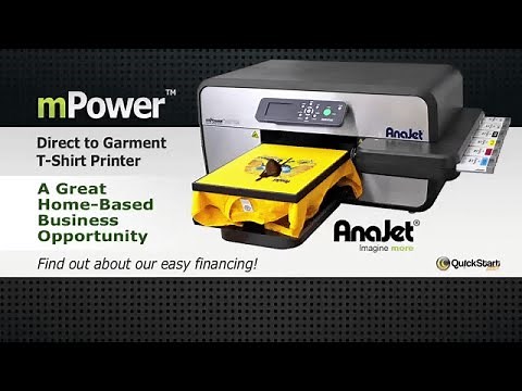 Anajet mPower Direct to Garment T-Shirt Printer - T Shirt DTG Printer in Dubai
