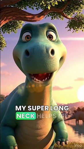 BRONTOSAURUS have a tall neck 😍 #dinosaur #dinofacts