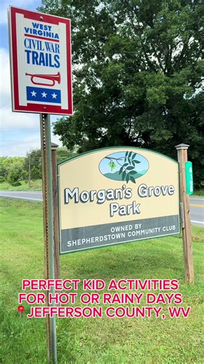 ☔️🌞 No matter the weather, Jefferson County, WV has you covered for a fun kid day out! 🌳 1st Stop: Morgan Grove Park in Shepherdstown! 🌳 Enjoy the cool shade, accessible bathrooms, and covered picnic tables perfect for a relaxing outing. 🤸‍♂️ 2nd Stop: Ninja Kingdom Adventure Park in Charles Town! 🏃‍♀️ Jump, flip, and climb your way to a great time! 📚 3rd Stop: Four Seasons Bookstore in Shepherdstown! 📖 Escape the heat or rain with your favorite book in hand. Perfect cozy spot to unwind!