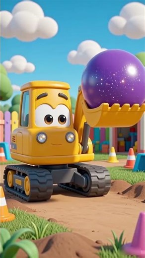 Diggy the Digger Learns Colors 7🌈 | Construction Vehicles for Kids | Kids Digger Songs