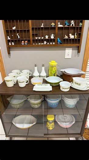 Holy PYREX!! My heart skipped a beat when I walked into this estate sale! Not all are Pyrex but most are! They will all be hitting the market here soon!  #foryoupage #pyrex #vintage #collectibles #estate #ankeny #ankenyiowa | Sara’s Market, LLC | Facebook