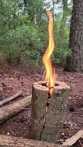 150K views · 5.3K reactions | Swedish torch  #forest #wilderness #camping #survivaltips #campfirecooking #swedish #torch #bushcraft #wildboyril | WILD BOY RiL | Facebook