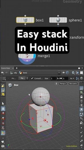 Make Objects Stick to Each Other (No Manual Offsets) #houdini #tutorial #gamedev