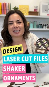 It's never too early to start prepping for Christmas! 🎄🤩Comment SHAKER and I will send you the full tutorial on how to make your own shaker files! #christmasornaments #silhouettestudio #xtool #lasercut | Silhouette School with Melissa Viscount