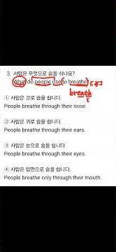 Korean-English Knowledge Quiz-3 #EnglishConversation #BasicEnglish #EnglishForAbsoluteBeginners #...