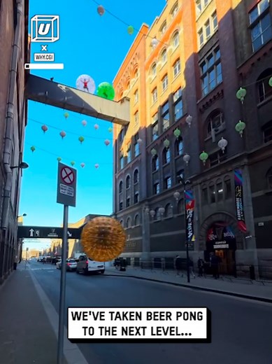 Serious Beer Pong Fun with CGI Twist