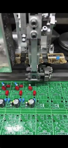 Automatic Insertion Machine in Action | High-Speed PCB Assembly #shorts