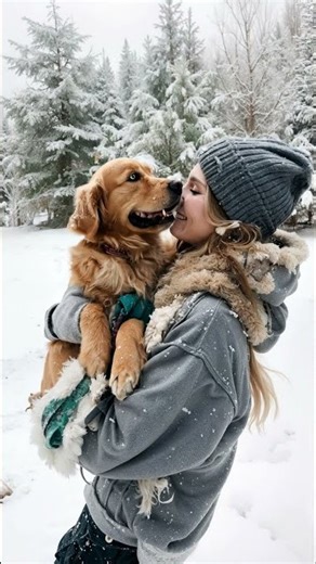 Winter Happiness With My Best Friend 🐶.#BestFriend #CozyMoments