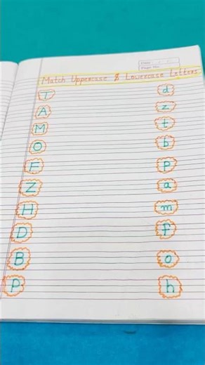 Fun A–Z Letter Matching Activity for Kids