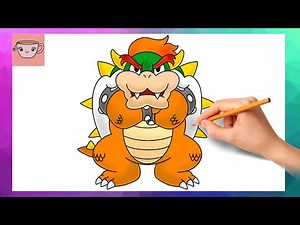 How To Draw Bowser | Super Mario | Easy Drawing Tutorial