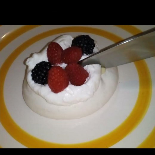 The Ultimate Mini Pavlova: Pastry Cream, Berries & Whipped Cream