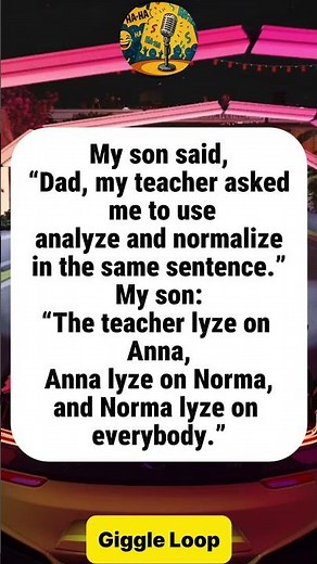 Son Uses “Analyze” and “Normalize” in One Sentence — and Fails Hilariously#funny #joke #humor