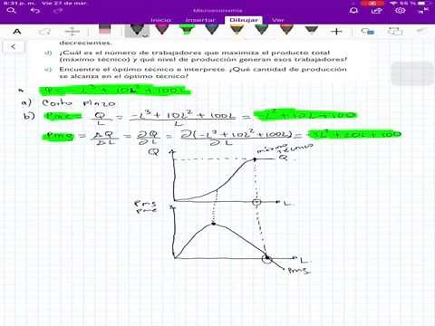 7. Ejercicio producción a corto plazo