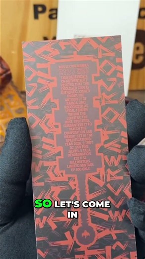 4K Microscope Coin Reveal: Limited Mintage & Hot Item! #shorts