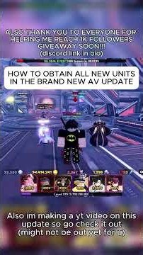 HOW TO GET THE GLORIOUS GOAT YUTA (and other bums) IN THE NEW AV UPDATE #av #update #guide #roblox