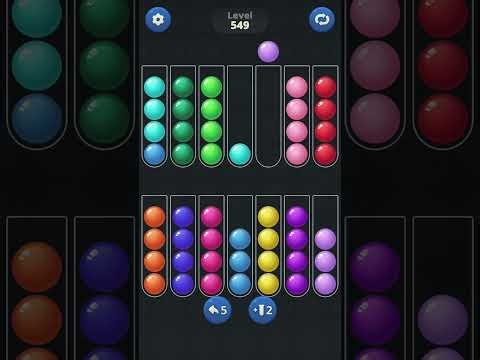 Ball Sort by Infinite Joy (V2): Levels 549, 550, 551