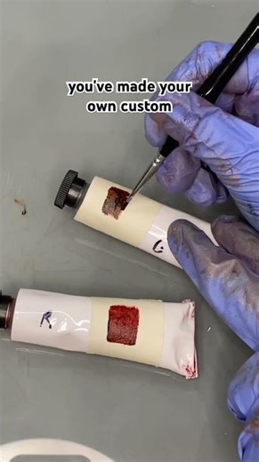 Make your own custom paint colour! ✨🌈 #arttips #painting