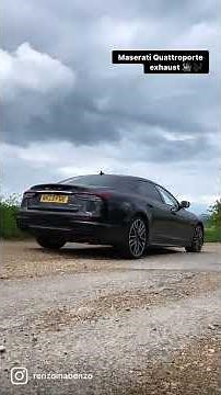 Maserati Quattroporte Trofeo 3.8-litre V8 exhaust sound 2023