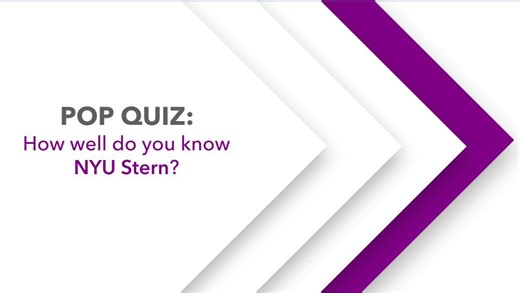 3.8K views · 47 reactions | How well do you know Stern? Test your knowledge with a pop quiz: | NYU Stern School of Business | Facebook