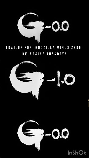 First trailer for 'Godzilla Minus Zero' releases Tuesday! #Godzilla #Movie #Fyp #Edit