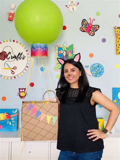 2.2K views · 53 reactions |  Elevate your #Halloween game with our talented friend iHeartCrafts.ca’s incredible DIY Hot Air Balloon Costume tutorial! Watch the video and prepare to soar into the year’s spookiest night! #CrayolaHalloween | Crayola | Facebook