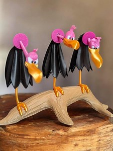Alice in Wonderland Umbrella Eagles STL File – 3D Cartoon Figure to Print | Digital File - Etsy