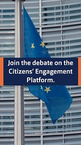 11M views · 10K reactions | Do you want to make an impact on the work of the EU? Take a seat at the table and join the debate at the Citizens’ Engagement Platform. #EUHaveYourSay | European Commission | Facebook