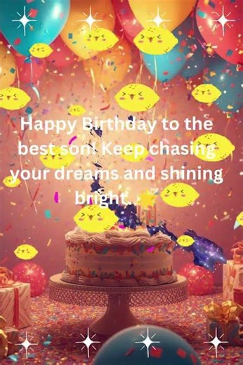 Heartfelt Birthday Wishes for Son 💙 | Short & Emotional Birthday Messages #Shorts”