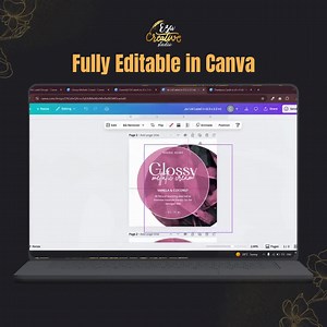 Editable Cosmetic Label Template | Custom Body Butter & Skincare Labels | Stylish Jar Label Design | DIY Product Branding - Etsy