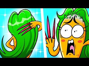 Long Nails vs Short Nails || Awesome Beauty Hacks by Pear Couple