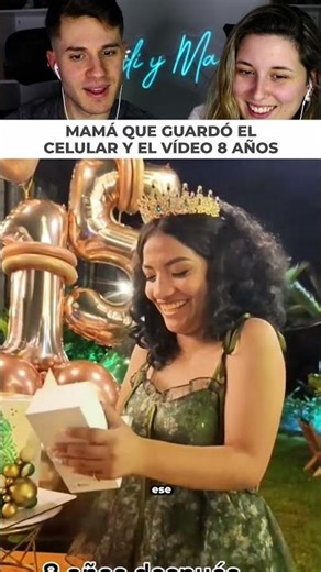 Mom keeps an old cell phone for 8 years to give it to her daughter's quinceañera