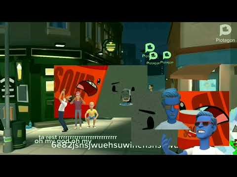 (REUPLOAD) Creepypasta Horror Plotagon Too Many Players Characters Glitch Dancing Rage Test HANG.EXE