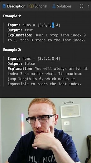 Greedy Algorithm - Jump Game - Leetcode 55